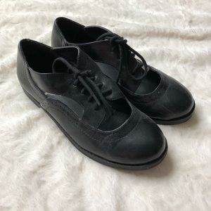 Black Mary Jane Style Loafers